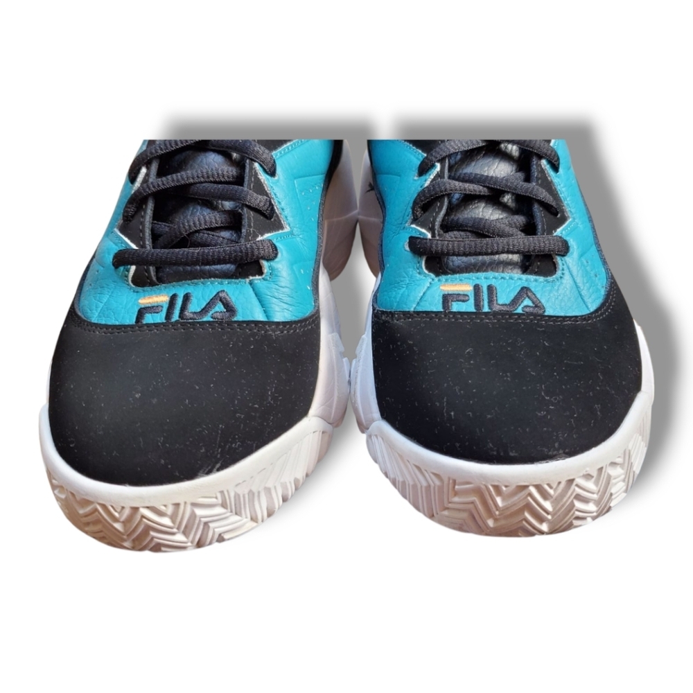 FILA MB Biscay Bay Teal Muskmelon Jamal Mashburn Detroit Pistons Basketball Shoe - Picture 7 of 13